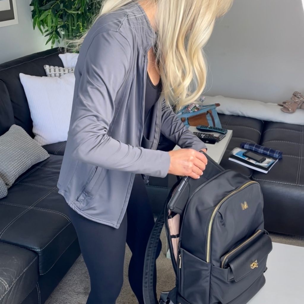 MEIA work laptop backpack with separate laptop and tablet pocket