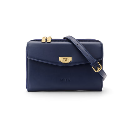 MEIA Work Bag Detachable Clutch in Sapphire Blue