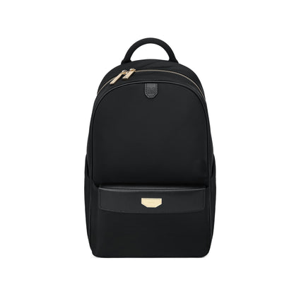 MEIA convertible everyday backpack with gold zippers