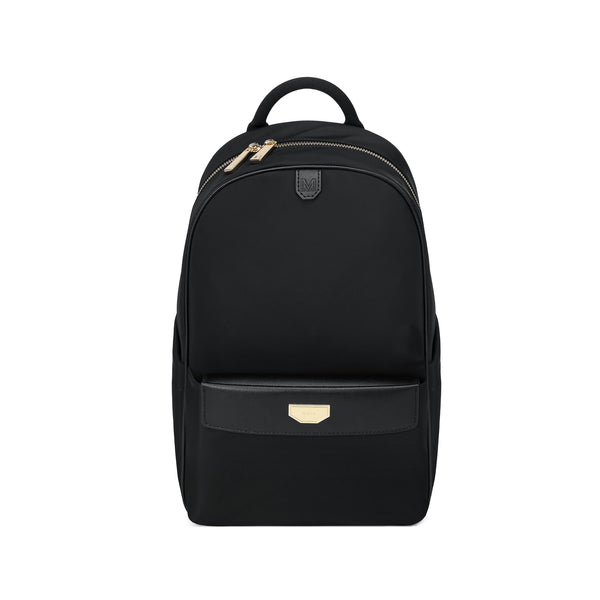MEIA convertible everyday backpack with gold zippers