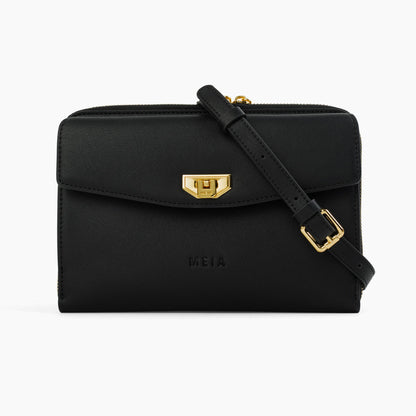 MEIA detachable clutch wallet with crossbody straps