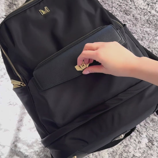 MEIA Work Laptop Backpack with Detachable Clutch Packing